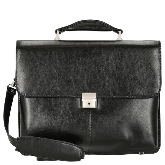 Briefcase Faenza with laptop compartment 41 cm 15'' black