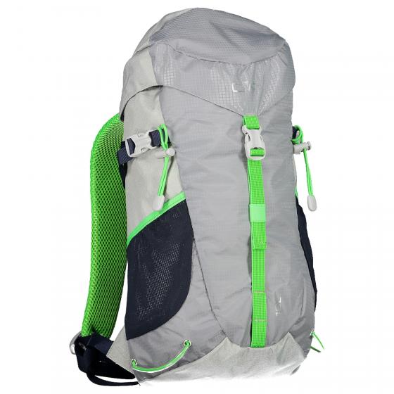 Looxor trekking backpack 18L gray-green fluo