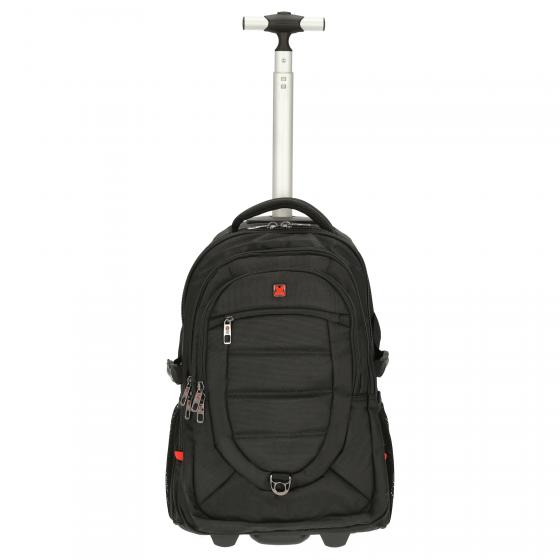 2 Roll Backpack Trolley 50 cm black