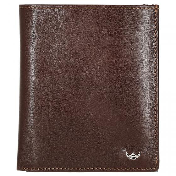 Colorado combination wallet without coin pocket 12 cm tabacco
