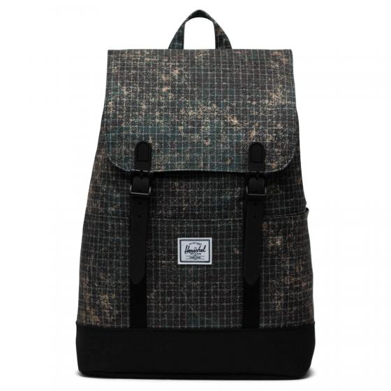 Retreat Small Backpack Eco 45 cm S forest grid