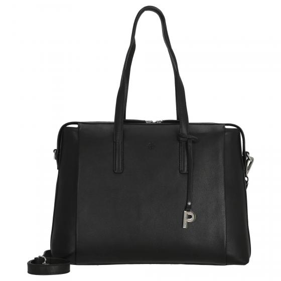 Bali - handle bag 37 cm cowhide leather black