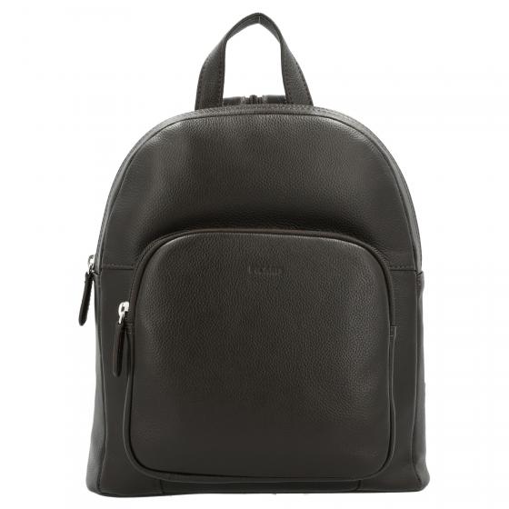 Luis City Backpack Leather 28 cm cafe