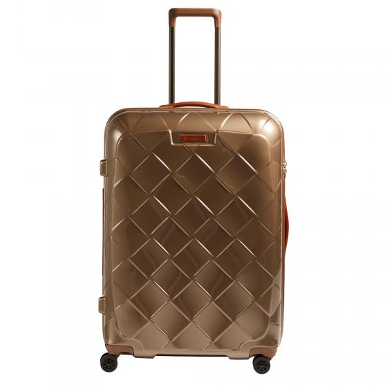 Leather and More - 4-Rollen-Trolley 76 cm L champagne