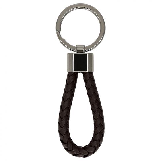 Leather Cord - Schlüsselanhänger 10 cm dark brown