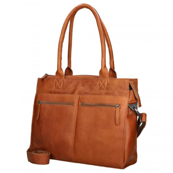 Elody - Shopper/changing bag 40 cm cognac