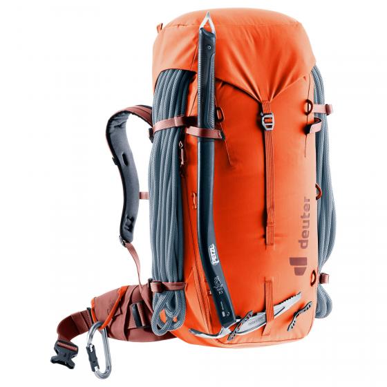 Guide 32+8 SL - Women's high altitude backpack 66 cm papaya-redwood